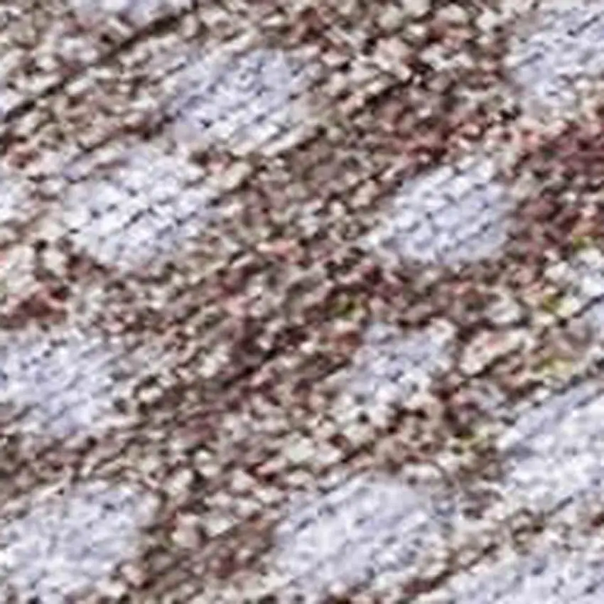 Lavender And Olive Green Geometric Washable Indoor Outdoor Area Rug Photo 3