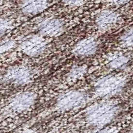 Lavender And Olive Green Geometric Washable Indoor Outdoor Area Rug Photo 4