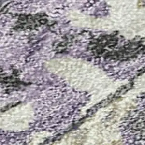 Photo of Lavender And Plum Abstract Washable Indoor Outdoor Area Rug