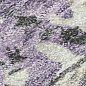 Photo of Lavender And Plum Abstract Washable Indoor Outdoor Area Rug