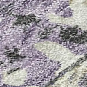Photo of Lavender And Plum Abstract Washable Indoor Outdoor Area Rug