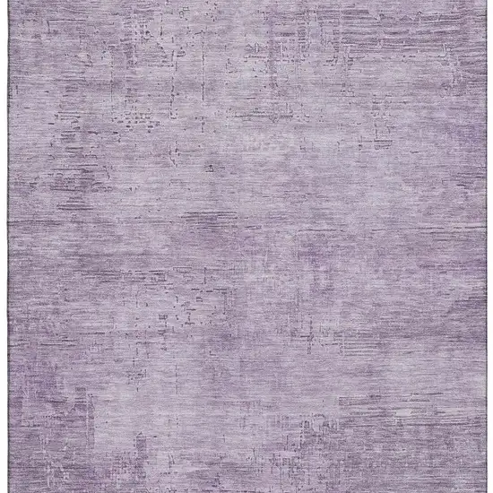 Lavender And Purple Abstract Washable Area Rug With UV Protection Photo 3