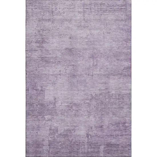 Lavender And Purple Abstract Washable Area Rug With UV Protection Photo 1
