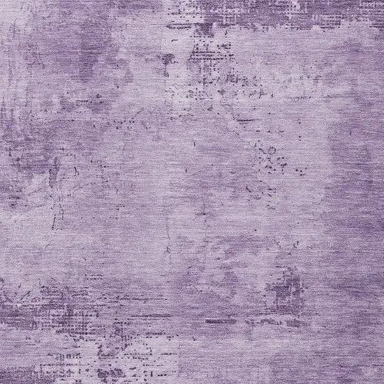 Lavender And Purple Abstract Washable Indoor Outdoor Area Rug Photo 5