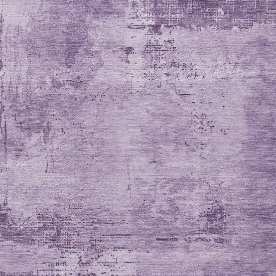 Lavender And Purple Abstract Washable Indoor Outdoor Area Rug Photo 5