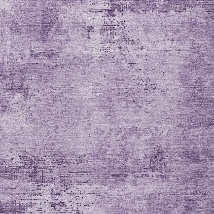 Lavender And Purple Abstract Washable Indoor Outdoor Area Rug Photo 5