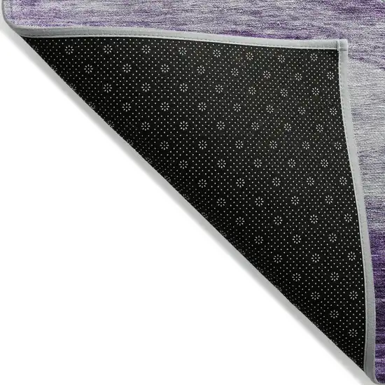 Lavender And Purple Abstract Washable Indoor Outdoor Area Rug Photo 3