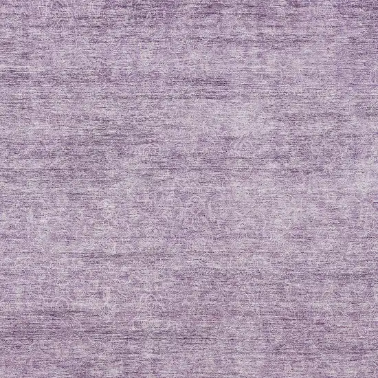 Lavender And Purple Abstract Washable Indoor Outdoor Area Rug Photo 6
