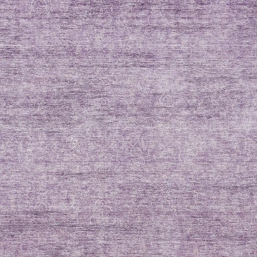 Lavender And Purple Abstract Washable Indoor Outdoor Area Rug Photo 6