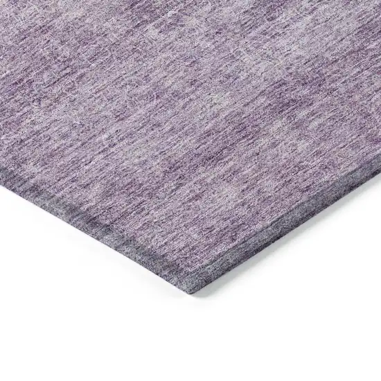 Lavender And Purple Abstract Washable Indoor Outdoor Area Rug Photo 5