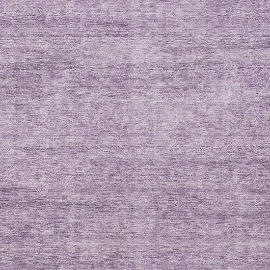 Lavender And Purple Abstract Washable Indoor Outdoor Area Rug Photo 6