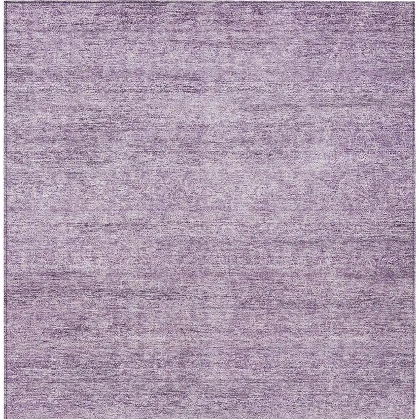 Lavender And Purple Abstract Washable Indoor Outdoor Area Rug Photo 7
