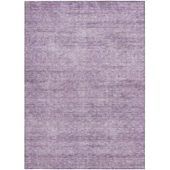 Lavender And Purple Abstract Washable Indoor Outdoor Area Rug Photo 6