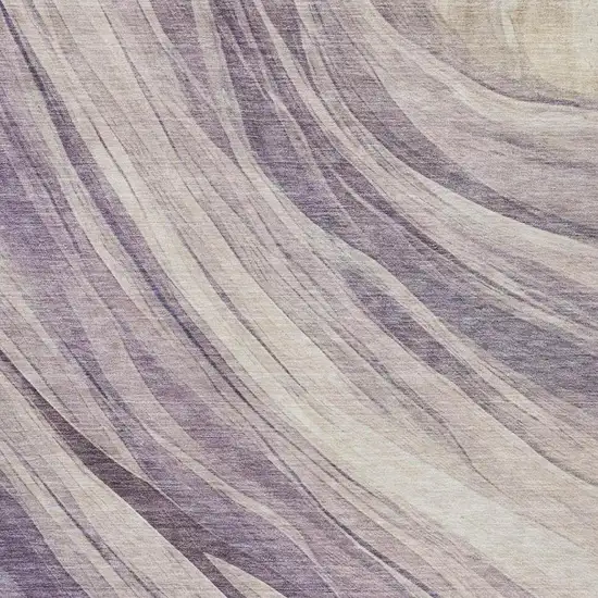 Lavender And Purple Abstract Washable Indoor Outdoor Area Rug Photo 1