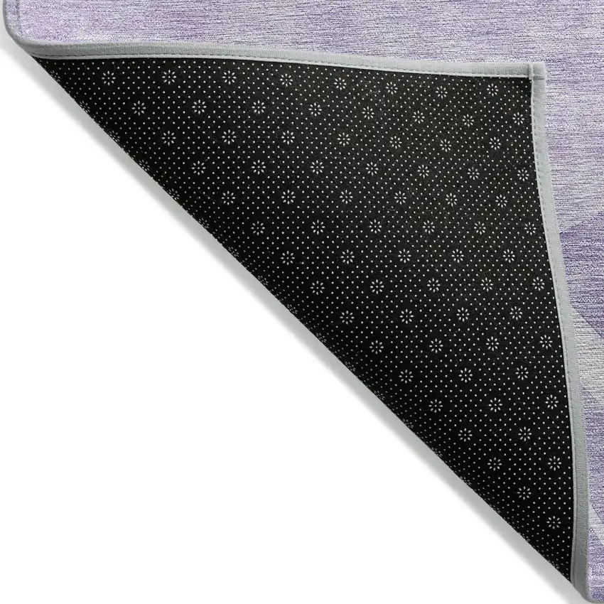 Lavender And Purple Abstract Washable Indoor Outdoor Area Rug Photo 4