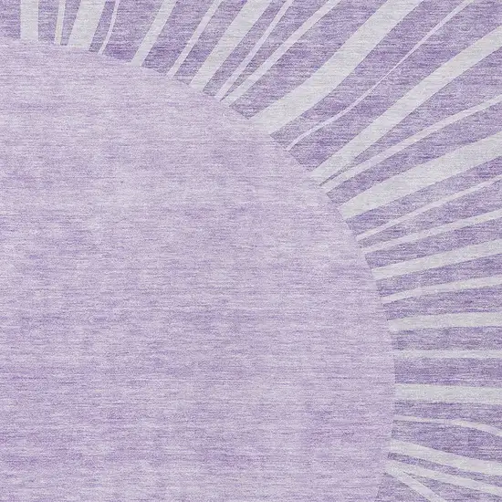 Lavender And Purple Abstract Washable Indoor Outdoor Area Rug Photo 6