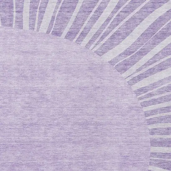 Lavender And Purple Abstract Washable Indoor Outdoor Area Rug Photo 6