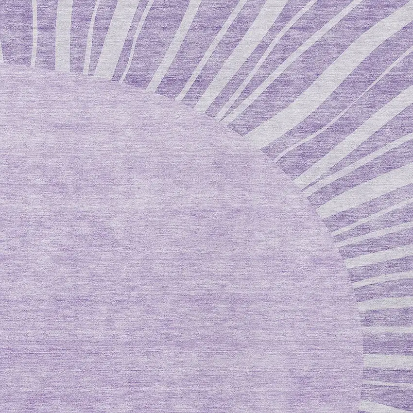 Lavender And Purple Abstract Washable Indoor Outdoor Area Rug Photo 6