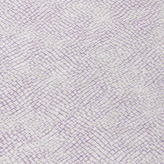Lavender And Purple Geometric Washable Indoor Outdoor Area Rug Photo 7