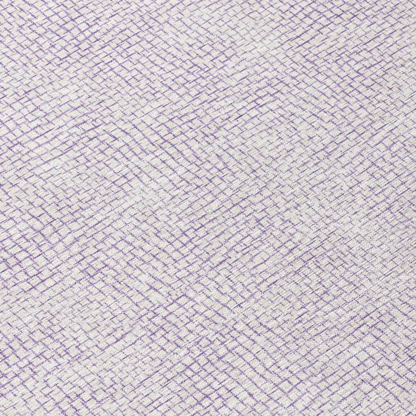 Lavender And Purple Geometric Washable Indoor Outdoor Area Rug Photo 7