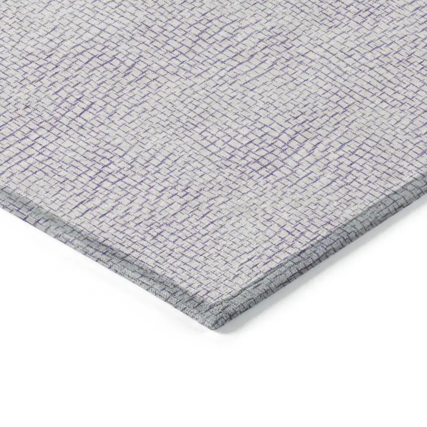 Lavender And Purple Geometric Washable Indoor Outdoor Area Rug Photo 4