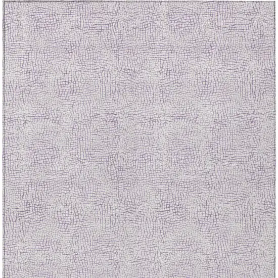 Lavender And Purple Geometric Washable Indoor Outdoor Area Rug Photo 6