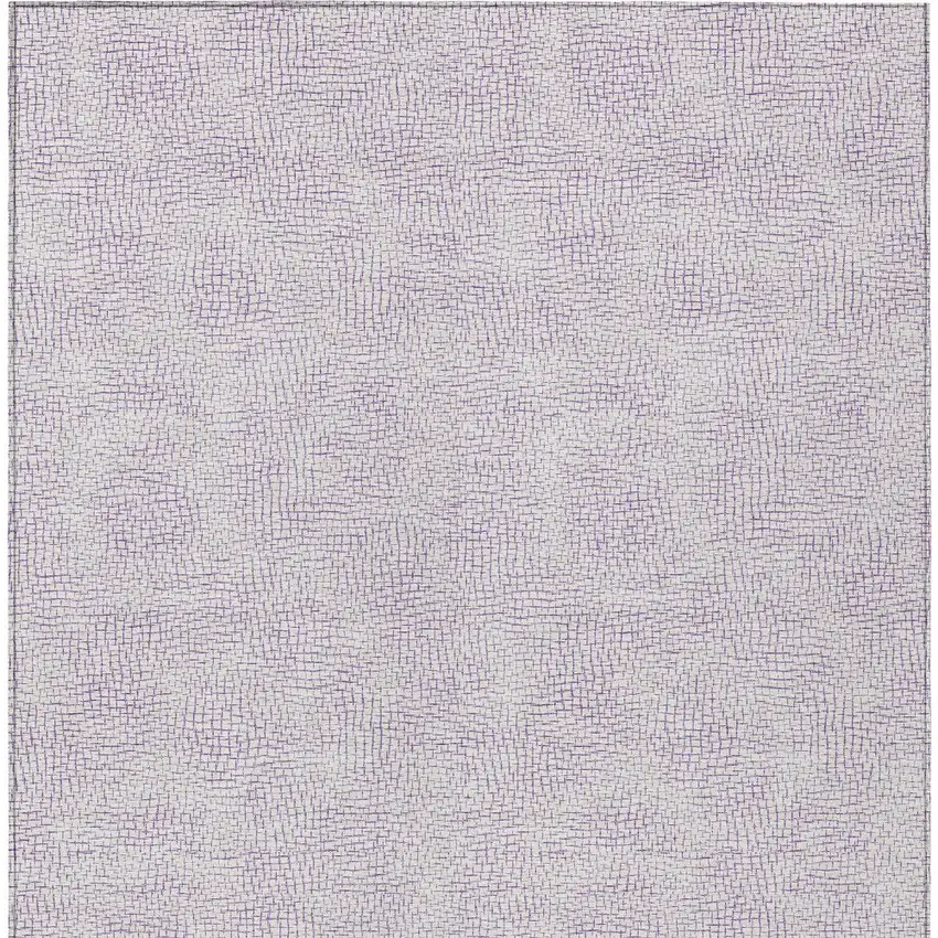Lavender And Purple Geometric Washable Indoor Outdoor Area Rug Photo 5