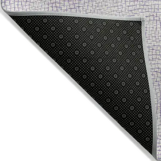 Lavender And Purple Geometric Washable Indoor Outdoor Area Rug Photo 3