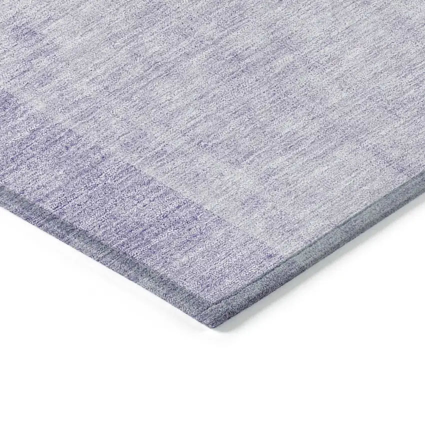 Lavender And Purple Geometric Washable Indoor Outdoor Area Rug Photo 3