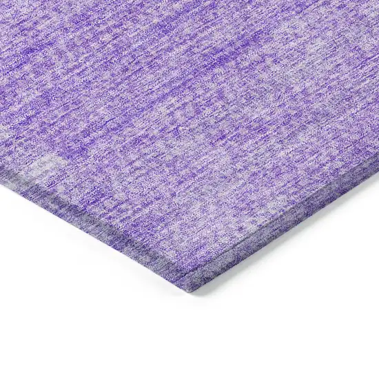 Lavender And Purple Striped Washable Indoor Outdoor Area Rug Photo 4
