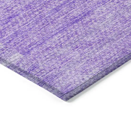 Lavender And Purple Striped Washable Indoor Outdoor Area Rug Photo 3