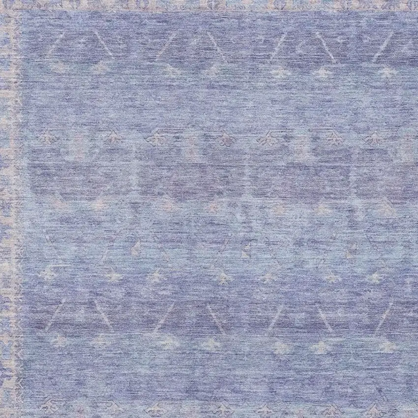 Lavender And Purple Tribal Washable Indoor Outdoor Area Rug Photo 3