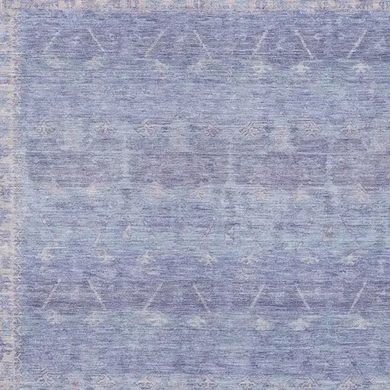Lavender And Purple Tribal Washable Indoor Outdoor Area Rug Photo 3