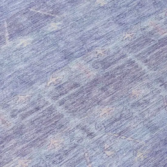Lavender And Purple Tribal Washable Indoor Outdoor Area Rug Photo 6