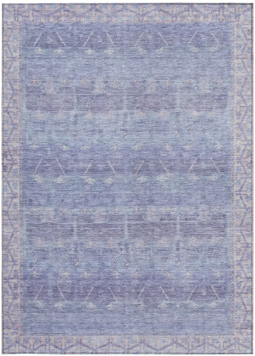 Lavender And Purple Tribal Washable Indoor Outdoor Area Rug Photo 4