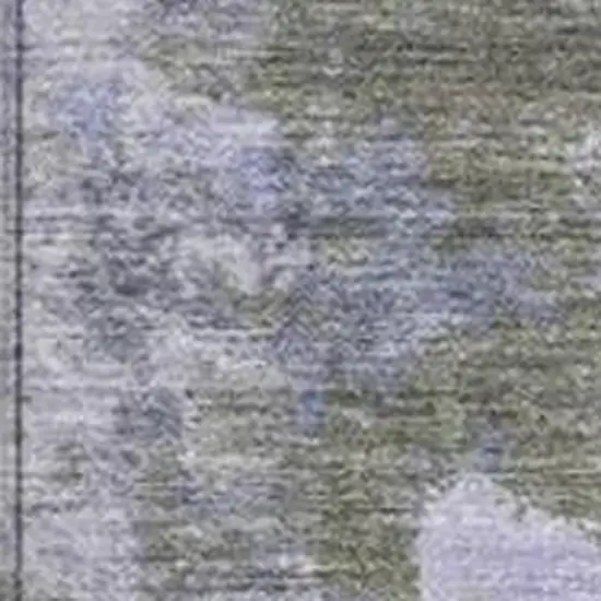 Lavender And Taupe Abstract Washable Indoor Outdoor Area Rug Photo 3