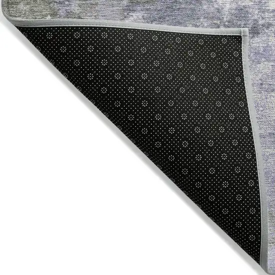 Lavender And Taupe Abstract Washable Indoor Outdoor Area Rug Photo 7