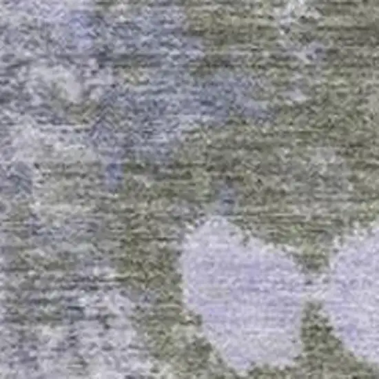 Lavender And Taupe Abstract Washable Indoor Outdoor Area Rug Photo 3