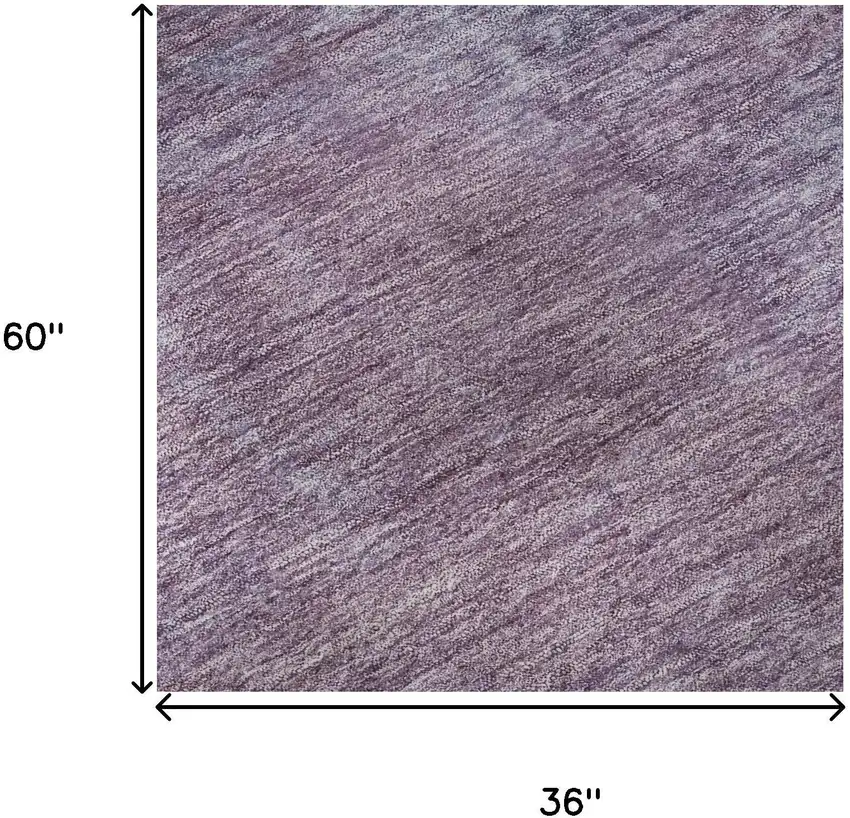 Lavender And Teal Abstract Washable Area Rug With UV Protection Photo 9