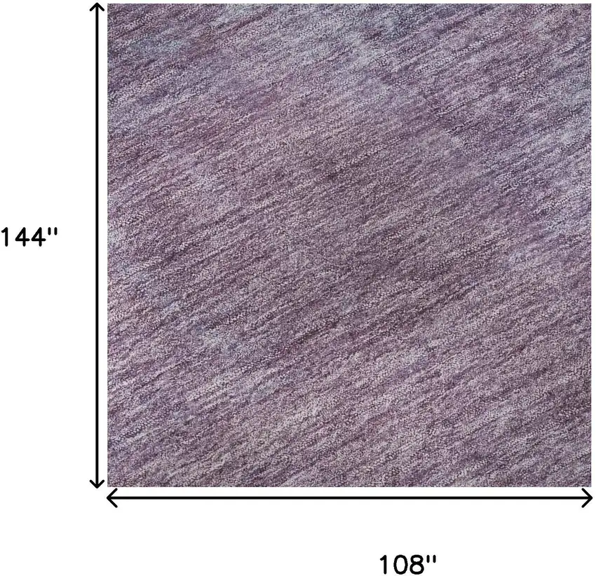 Lavender And Teal Abstract Washable Area Rug With UV Protection Photo 9