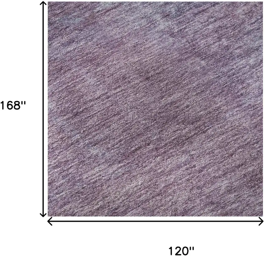 Lavender And Teal Abstract Washable Area Rug With UV Protection Photo 9