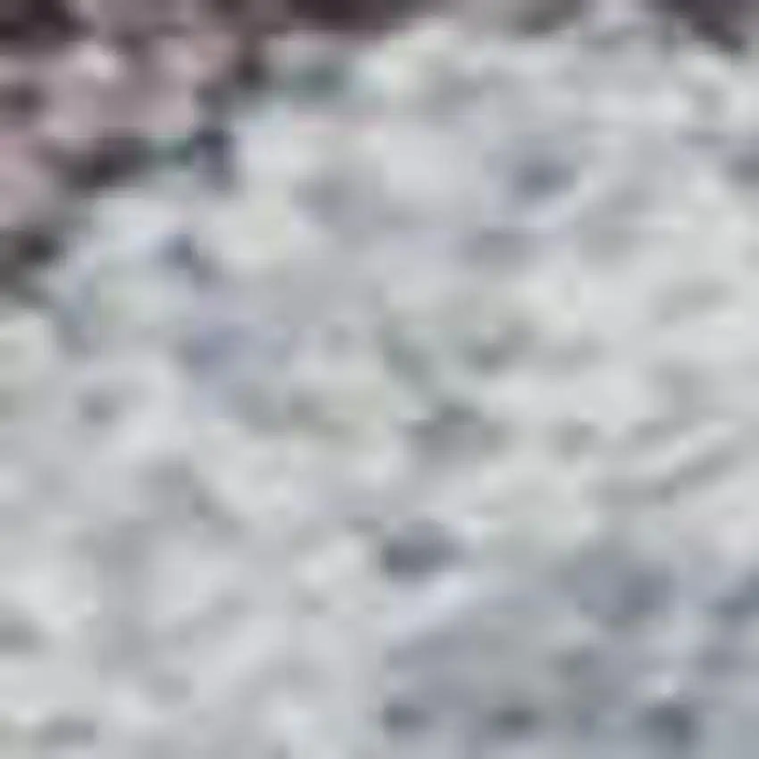 Lavender Blue And Ivory Abstract Washable Area Rug With UV Protection Photo 2