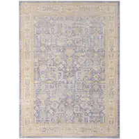 Photo of Lavender Blue Floral Power Loom Area Rug