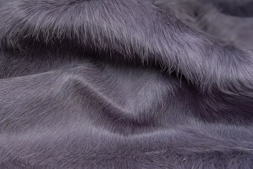 Lavender Cowhide Hand Knotted Area Rug Photo 9