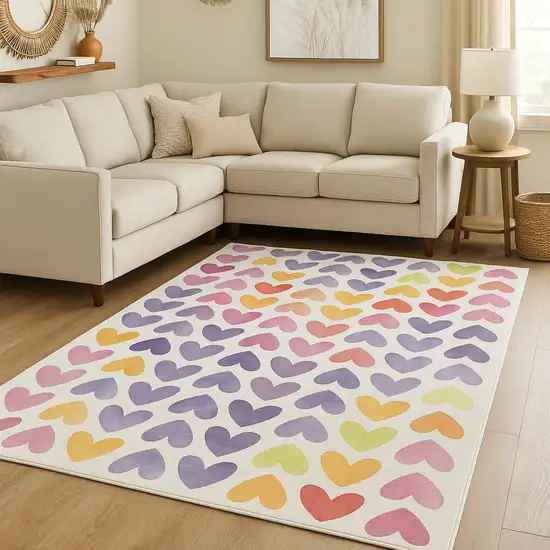 Lavender Flatweave Area Rug Photo 1
