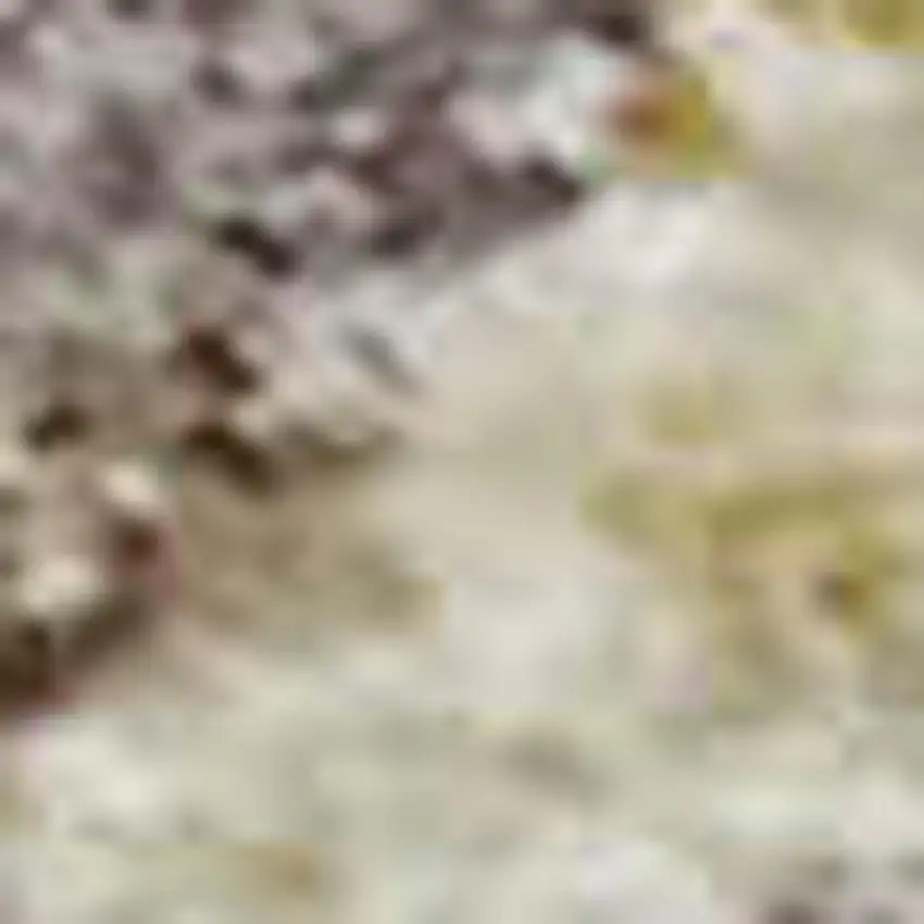 Lavender Gold And Ivory Abstract Washable Area Rug With UV Protection Photo 2