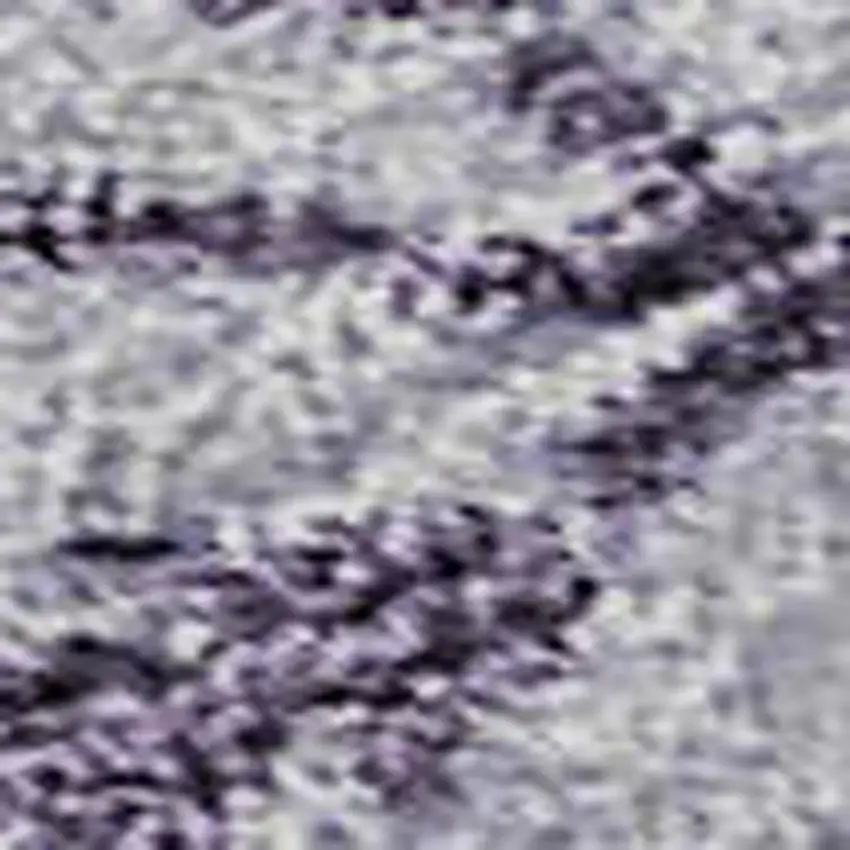 Lavender Gray And Gold Floral Washable Area Rug With UV Protection Photo 2