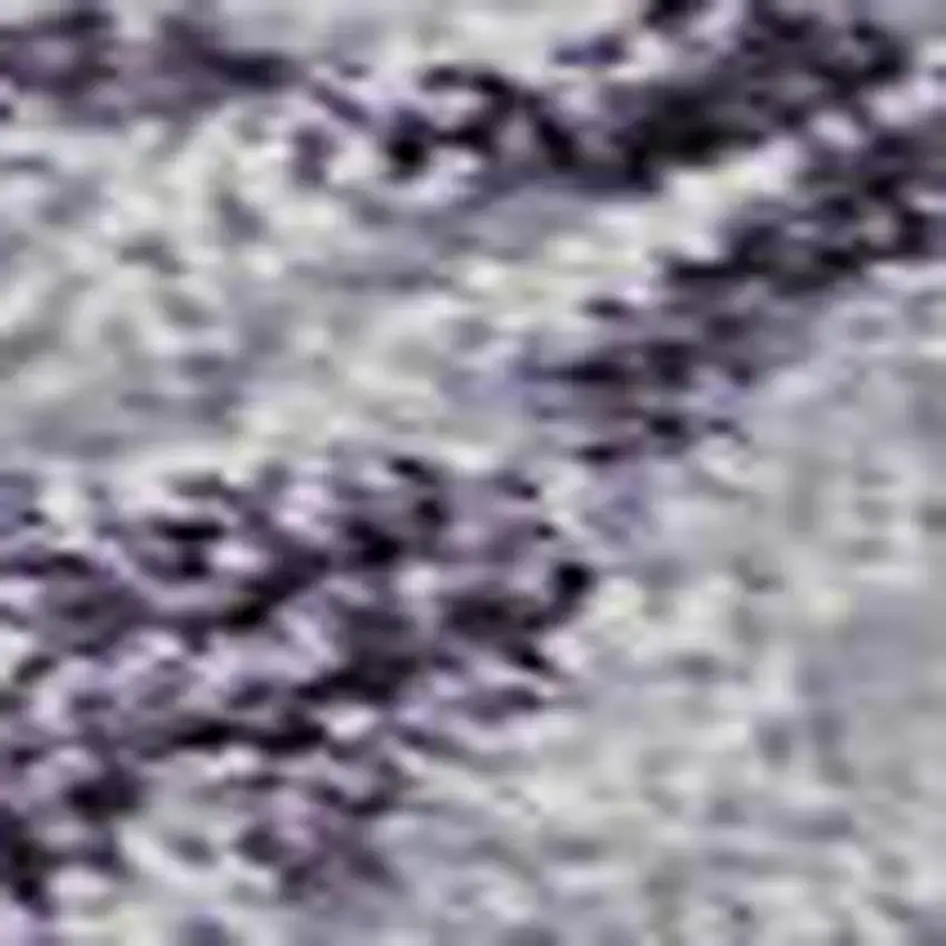 Lavender Gray And Gold Floral Washable Area Rug With UV Protection Photo 2