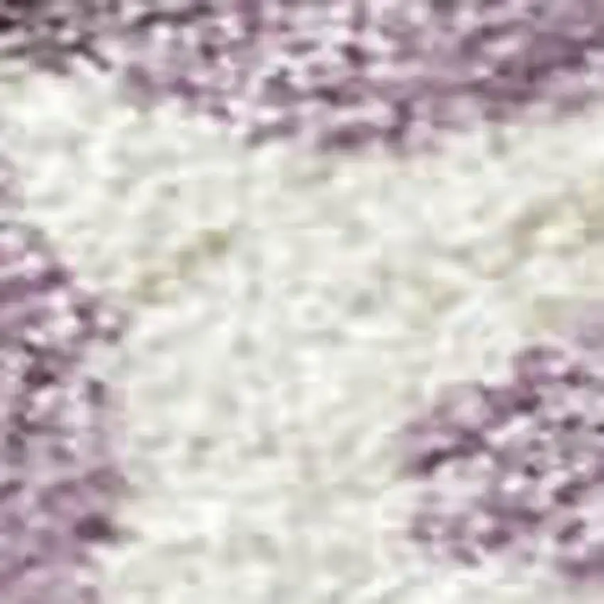 Lavender Ivory And Beige Striped Washable Indoor Outdoor Area Rug Photo 2