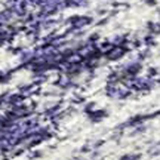 Lavender Ivory And Gray Striped Washable Indoor Outdoor Area Rug Photo 2